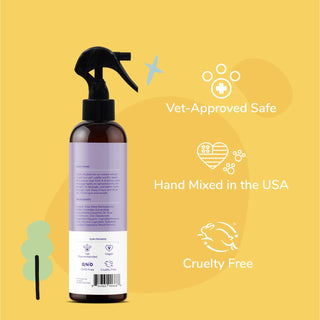 Kin + Kind Lavender Coat Spray for Dogs & Cats, 12-oz Bottle