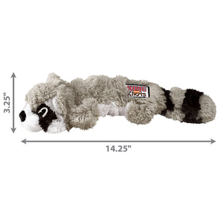 KONG Scrunch Knots Raccoon Dog Toy, Medium/Large