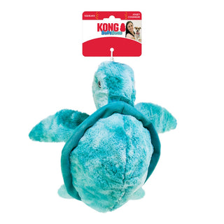 KONG SoftSeas Turtle Plush Dog Toy, Large