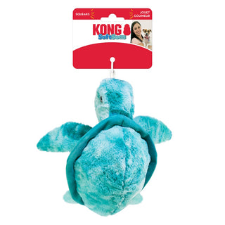 KONG SoftSeas Turtle Plush Dog Toy, Small