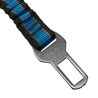 Kurgo Direct to Seatbelt Bungee Tether for Dogs, Blue