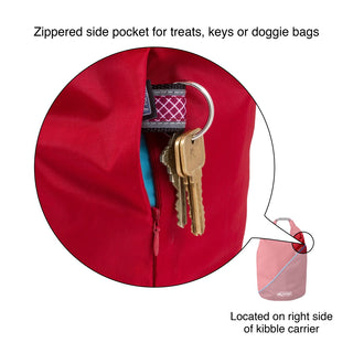 Kurgo Kibble Carrier for Dogs, Red