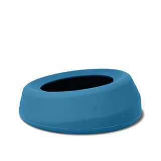 Kurgo Splash Free Wander Dog Water Bowl, Blue