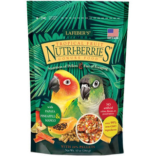 Lafeber's Tropical Fruit Nutri-Berries Conure Food, 10-oz Bag