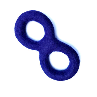 Lollycadoodle Boiled Wool Infinity Tug Dog Toy, Small