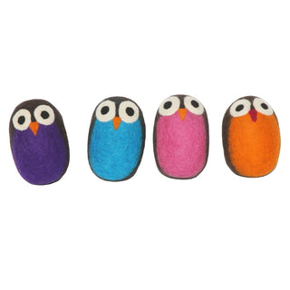 Lollycadoodle Boiled Wool Owl Dog Toys