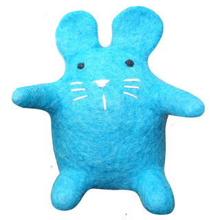 Lollycadoodle Cat Boiled Wool Dog Toy