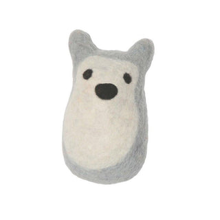 Lollycadoodle Wolf Boiled Wool Dog Toy