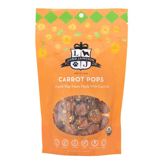 Lord Jameson Carrot Pops Organic Vegan Dog Treats, 6-oz bag