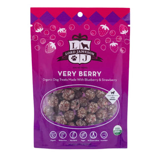 Lord Jameson Little Rewards Very Berry Grain-Free Organic Dog Treats, 3-oz bag