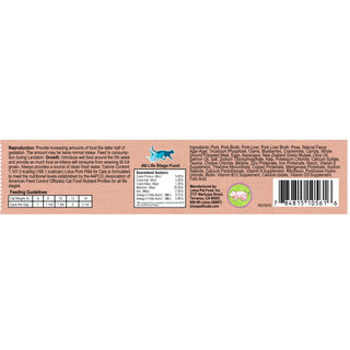 Lotus Pork Pate Grain-Free Canned Cat Food, 2.75-oz, case of 24