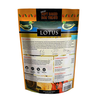 Lotus Soft Baked Duck Recipe Dog Treats, 10-oz Bag