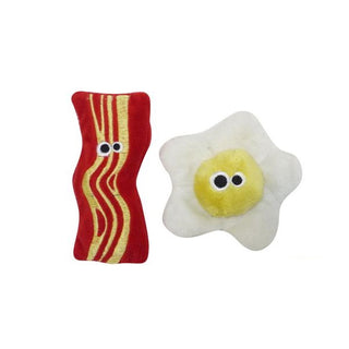 Mad Cat Brunch Buddies Bacon N' Eggs Catnip & Silvervine Cat Toy