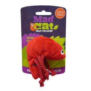 Mad Cat Pouncin' Prawn Catnip & Silvervine Cat Toy