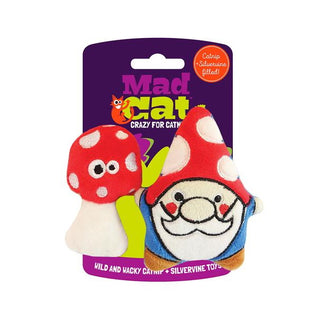 Mad Cat Gnome Sweet Gnome Catnip & Silvervine Cat Toys