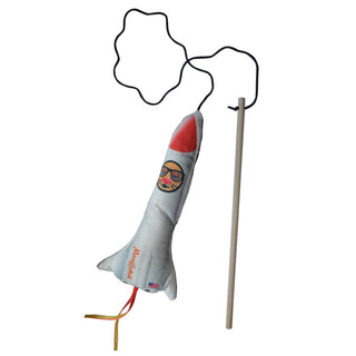 Meowijuana Get Blasted Rocket Wand Refillable Cat Toy with Catnip