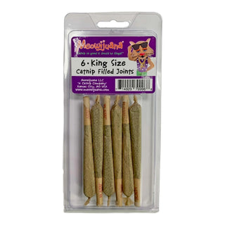 Meowijuana King Size Catnip Filled Joints, 6-Pack