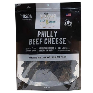 Mika & Sammy's Philly Beef Cheese Jerky Dog Treats, 12-oz Bag