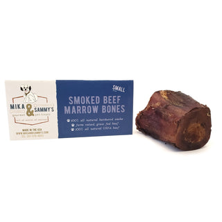 Mika & Sammy's Smoked Beef Marrow Bone for Dogs, Small