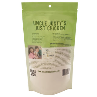 Mika & Sammy's Uncle Justy's Just Chicken Dog Treats, 5-oz Bag