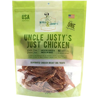 Mika & Sammy's Uncle Justy's Chicken Jerky Dog Treats, 12-oz Bag