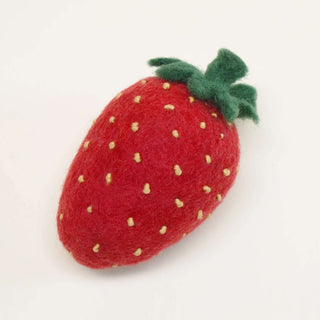 Modern Beast Wool Strawberry Dog Toy