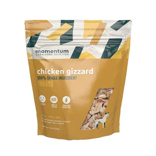 Momentum Chicken Gizzard Freeze Dried Cat Treats, 1.9-oz Bag