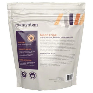 Momentum Freeze-Dried Bison Tripe for Dogs & Cats, 3.5-oz Bag