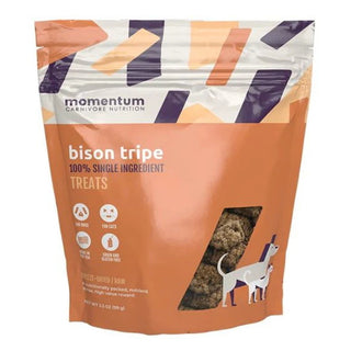 Momentum Freeze-Dried Bison Tripe for Dogs & Cats, 3.5-oz Bag