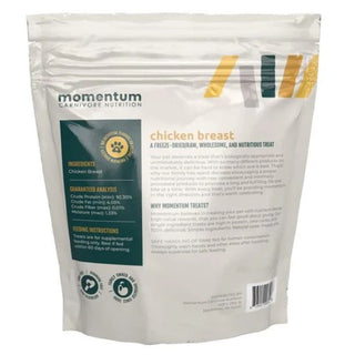 Momentum Freeze-Dried Chicken Breast for Dogs & Cats, 3-oz Bag