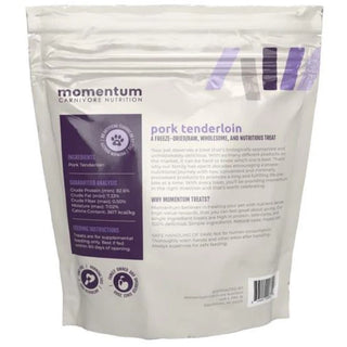 Momentum Freeze-Dried Pork Tenderloins Dog & Cat Treats, 3.5-oz Bag