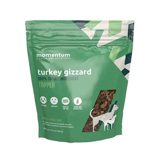 Momentum Turkey Gizzard Freeze-Dried Food Topper for Dogs & Cats, 3.75-oz Bag