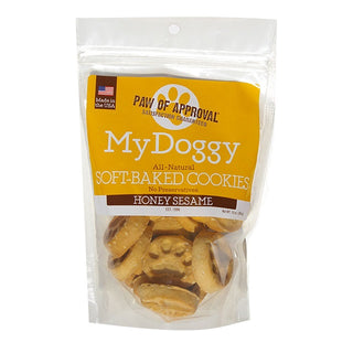 My Doggy Honey Sesame Recipe Soft-Baked Cookies Dog Treats, 10-oz Bag