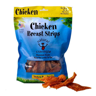 Natural Cravings USA Chicken Breast Strips Dog Treats, 12-oz Bag