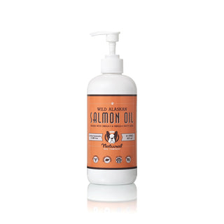 Natural Dog Company Wild Alaskan Salmon Oil for Dogs, 16-oz