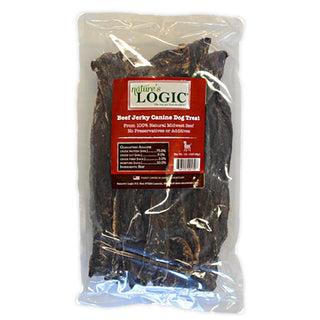 Nature's Logic Beef Jerky Dog Treats, 1-lb Bag