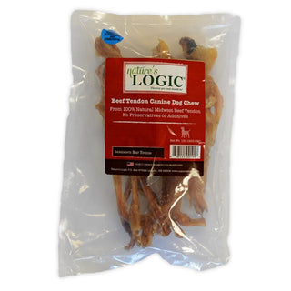 Nature's Logic Beef Tendon Dog Treats, 1-lb Bag