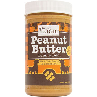 Nature's Logic Canine Peanut Butter Spread Dog Treat, 12-oz jar