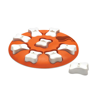 Nina Ottosson Smart Interactive Treat Puzzle Dog Toy, Orange