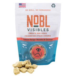 NOBL VISIBLES Salmon Recipe Freeze-Dried Dog Treats, 1.5-oz Bag