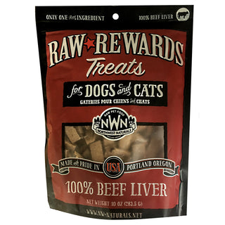 Northwest Naturals Raw Rewards Freeze-Dried Beef Liver Dog & Cat Treats