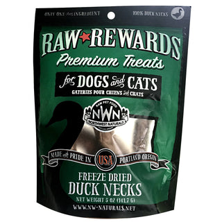 Northwest Naturals Freeze-Dried Chicken Necks for Dogs, 4-oz Bag