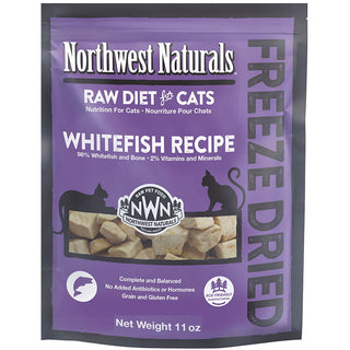 Northwest Naturals Whitefish Recipe Freeze-Dried Cat Food, 11-oz Bag