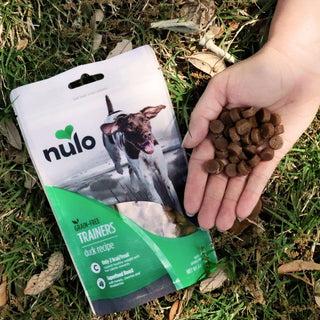 Nulo Freestyle Grain-Free Trainers Duck Recipe Dog Treats, 4-oz bag