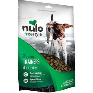 Nulo Freestyle Grain-Free Trainers Duck Recipe Dog Treats, 4-oz bag