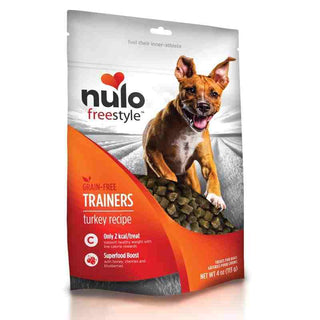 Nulo Freestyle Grain-Free Trainers Turkey Recipe Dog Treats, 4-oz bag