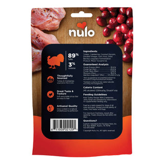 Nulo Freestyle Grain-Free Turkey Recipe with Cranberries Jerky Strips Dog Treats, 5-oz bag