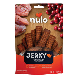 Nulo Freestyle Grain-Free Turkey Recipe with Cranberries Jerky Strips Dog Treats, 5-oz bag