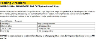 NUPRO Health Nuggets for Cats, 1-lb