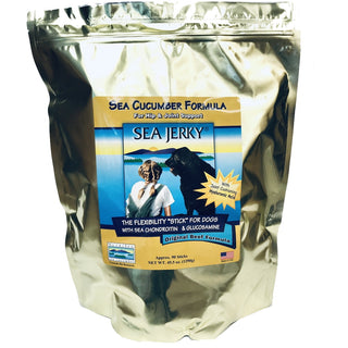 NutriSea Sea Jerky Beef Formula Joint Dog Treats, 90 Count, New Formula